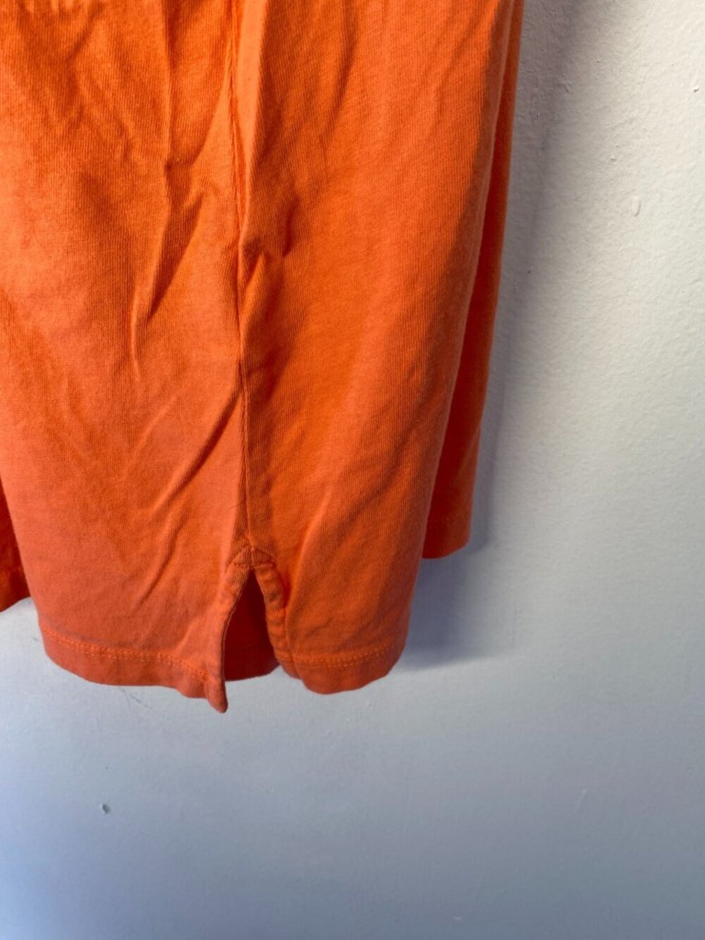 Lands End Sleeveless Orange Embroidered Cotton Tunic Dress With Pockets Size 3X - Picture 7 of 8